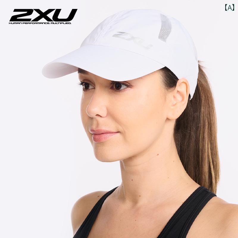 ランニング用サンハット 2 XU スポーツ キャップ アウトドア サンシェード 速乾 通気性 野球帽 軽量 ラ..