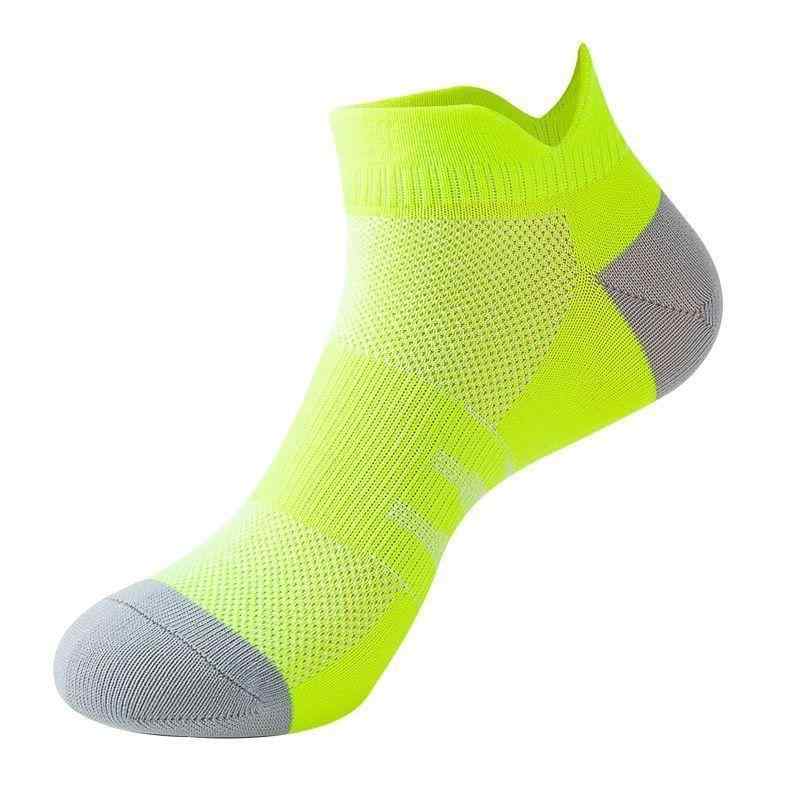 フィットネス ソックス メンズ レディースの プロ マラソン ランニング ソックス 速乾 通気性 屋外 保護 足の 臭いなし ショート ボート スポーツ