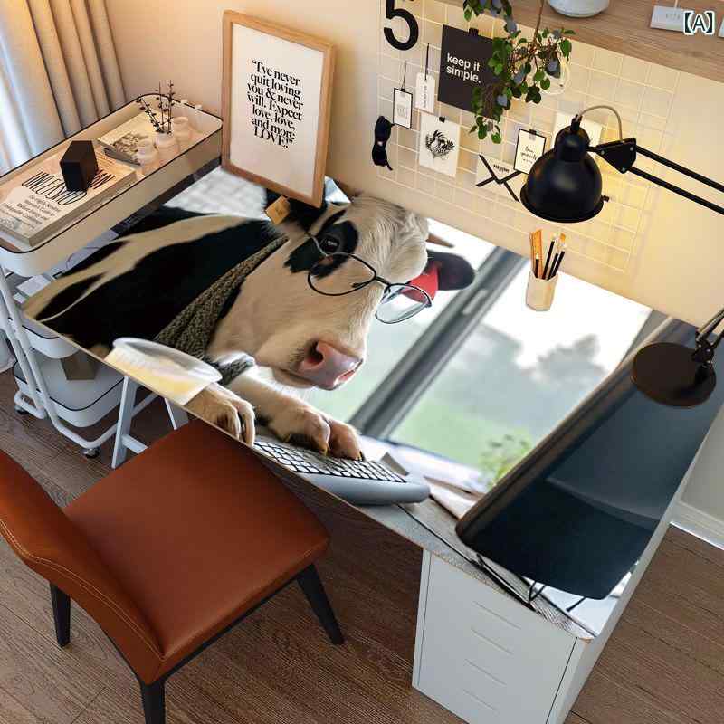 デスクパッド 牛と 馬の 革 パッド 防水と 防汚性を 備えた デスクパッド 学生向け 特大 マウスと キーボードパッド 大型