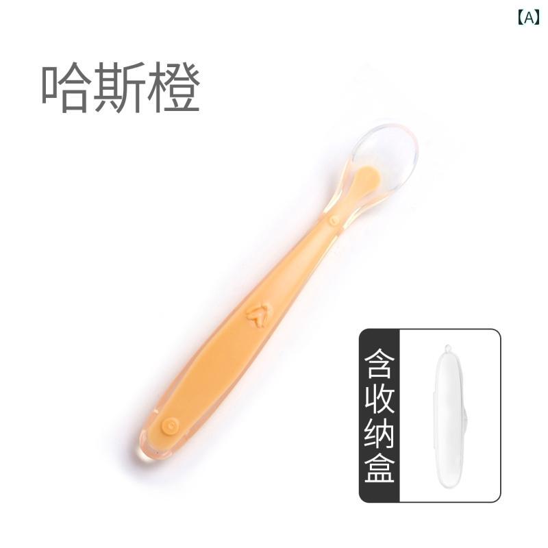 フードスプーン 赤ちゃん ベビー スプーン シリコンソフト 食品 グレード 新生児用 シリコン 給 餌 フルーツ マッド 子供用 フード