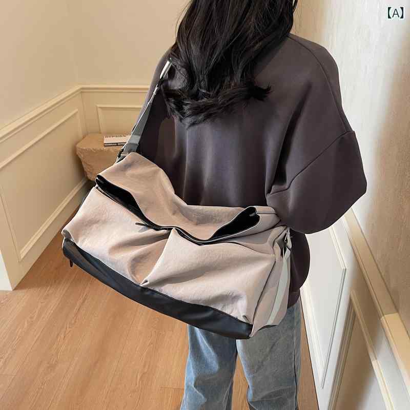 スポーツバッグ フィットネスバッグ 大容量 スポーツフィットネス バッグ レディー スト ラベル ポータブル ヨガ 乾 湿 分離 スイミング メンズ クロス ボディ 収納