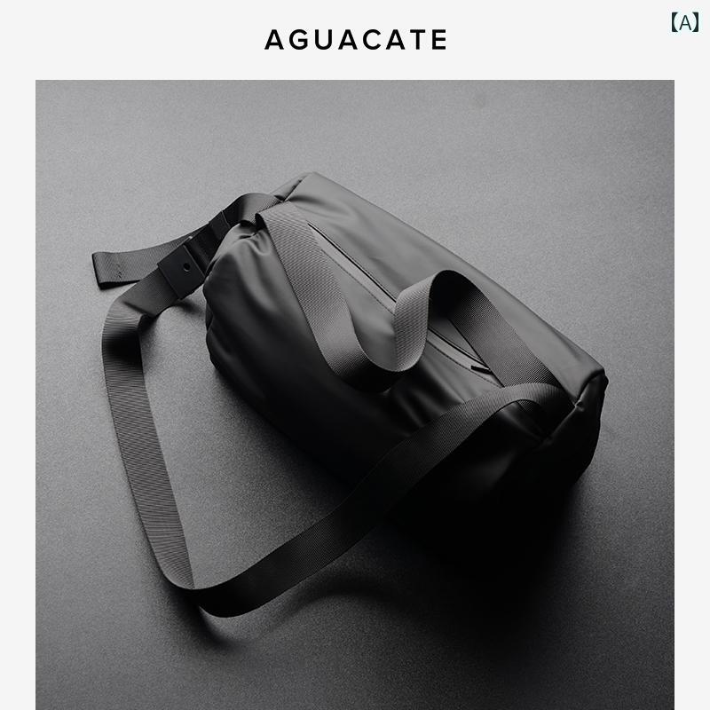 スポーツバッグ フィットネスバッグ AGUACATE メッセンジャーバッグ 男女兼用 スポーツ フィットネス バッグ 通勤 ショルダーバッグ 防水短 距離 旅行 小型