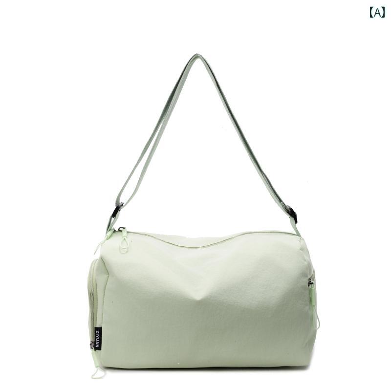 スポーツバッグ フィットネスバッグ スポーツ ヨガ ショート トラベル バッグ レディース イン大容量 トレーニング スイミング ジム 収納 クロス ボディバック パック メンズ