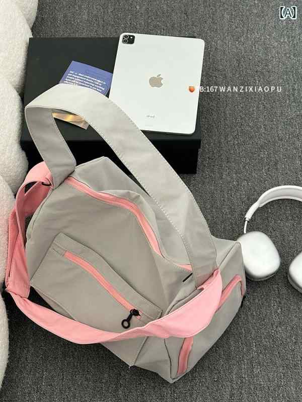 スポーツバッグ フィットネスバッグ ショートトリップ ショルダー メッセンジャーバッグ レディース ドライ＆ ウェット 分離 スポーツ スイミング ジム バッグ ヨガ 大学生 クラス