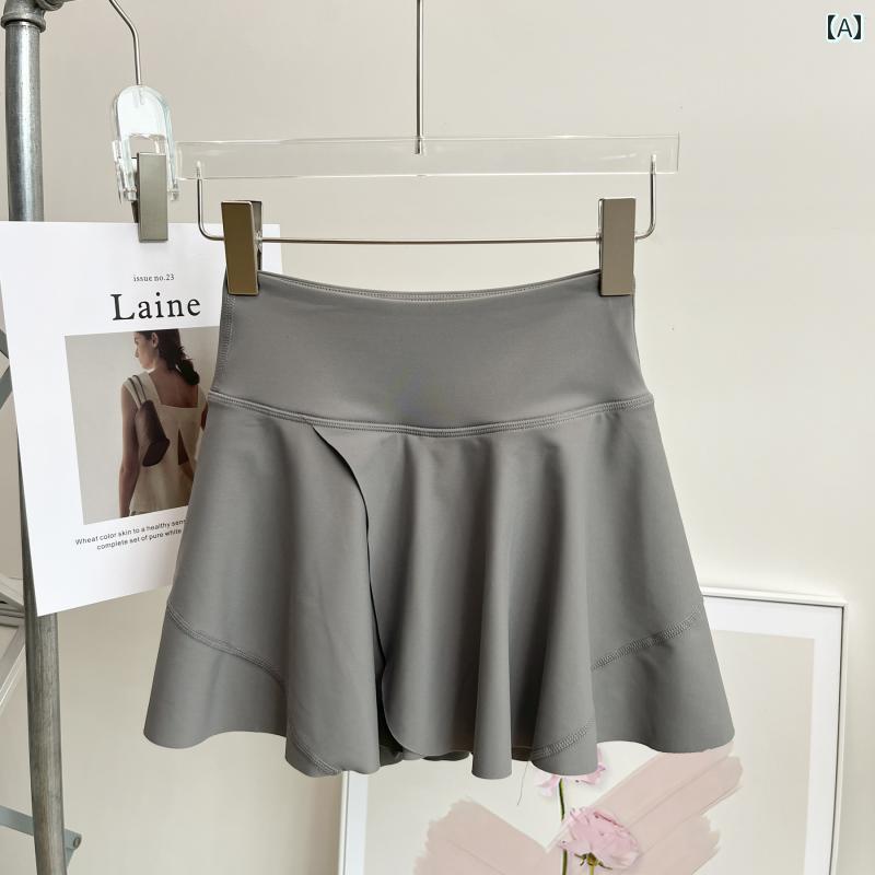 スポーツスカート レディース ヨガ ウェア スポーツ ショーツ レディース 冷感 速乾 通気性 スカート ..