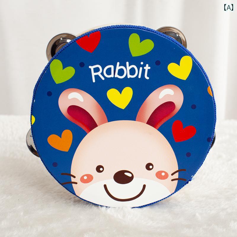 タンバリン 赤ちゃん用 ガラガラ おもちゃ 新生児用 知 育 玩具 子供用 癒し タンバリン 幼児用 ハンドドラム 0 ～ 6ヶ月の