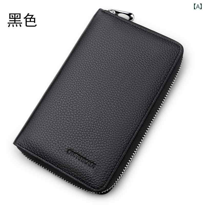 薄型 小型 カードホルダー 大容量 カードホルダー メンズ 革 マルチ カードスロット レディース 牛革 ID