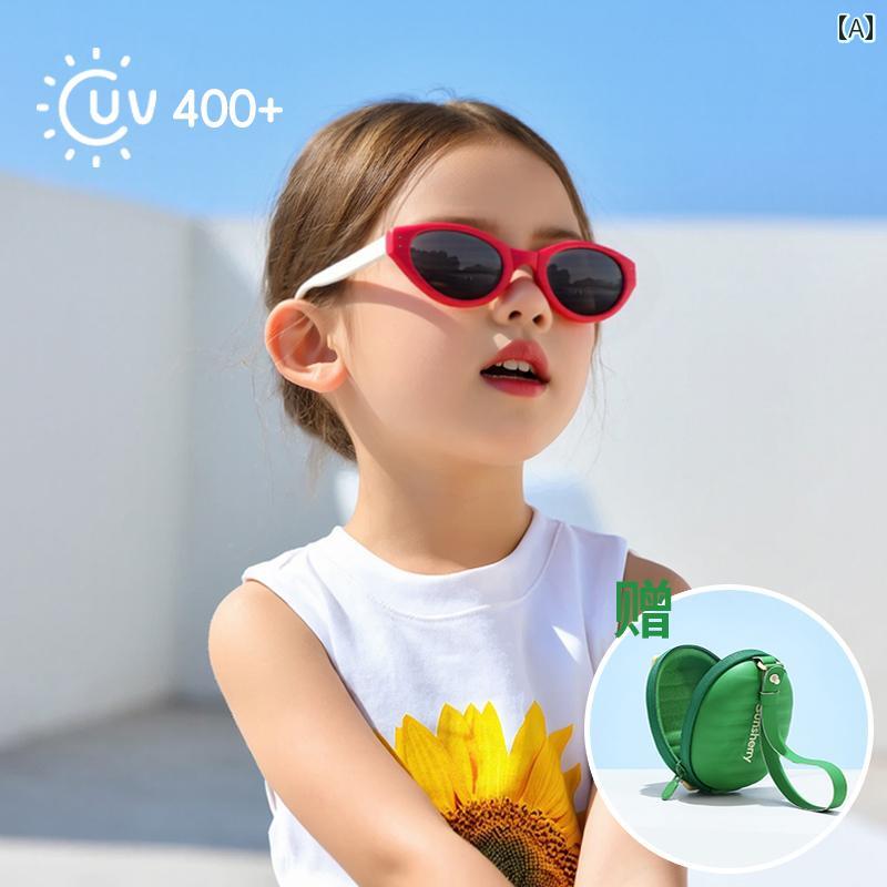 子供用サングラス 折りたたみ 式の 女の子用 サングラス 子供用 偏光 ベビー 紫外線 防止 ファッション ボーイズ