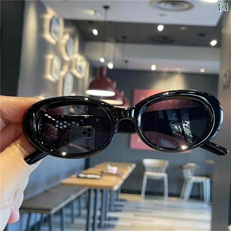 子供用サングラス ファッション シンプル オーバル スモールフレームの 子供用 サングラス ベビー 親子用 メガネ 日焼け防止