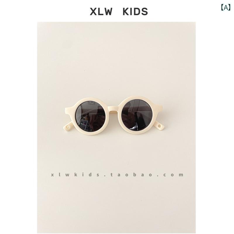 子供用サングラス ベビー シリコン製 サンバイザー 日焼け防止 サングラス メガネ 男の子と 女の子 偏光 UV カット