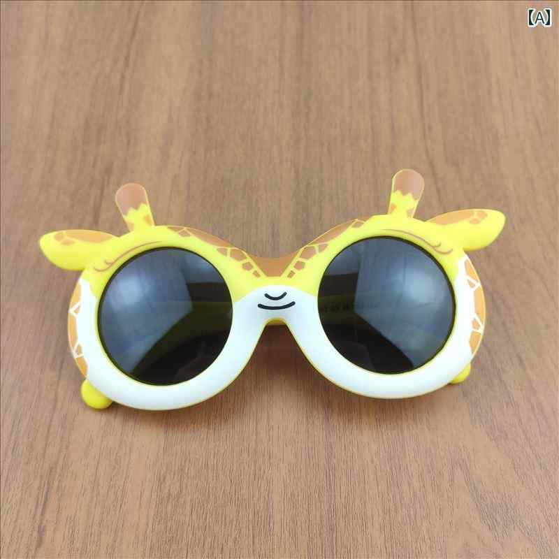 子供用サングラス 2024 子供用 偏光 サングラス 男の子 女の子 ファッション キリン ベビー おもちゃ メガネ