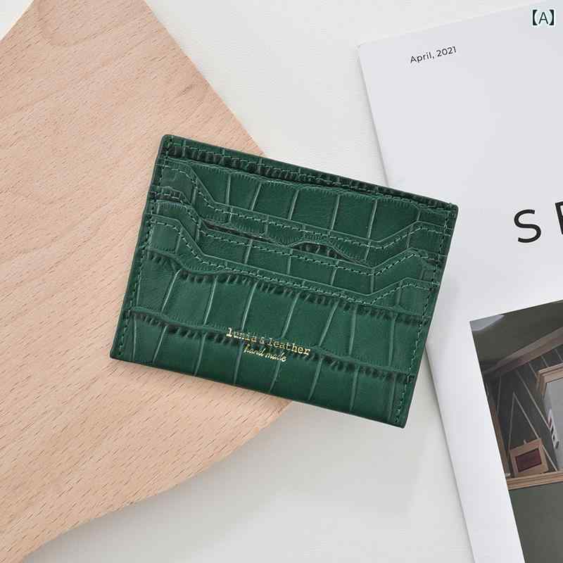 薄型 小型 カードホルダー 韓国 東大門 バックス &ampamp レザー 極 薄 カードホルダー クロコダイル ..