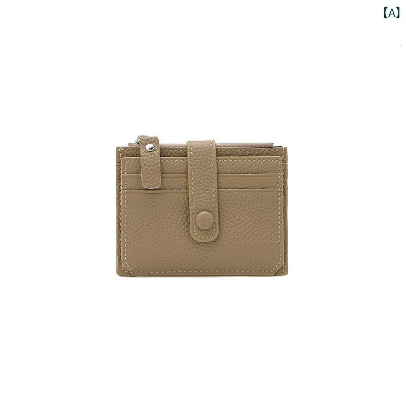 薄型 小型 カードホルダー 2024年 革 薄型 小型 カードホルダー 女性用第一層 牛革 運転 免許証 メンズ ID