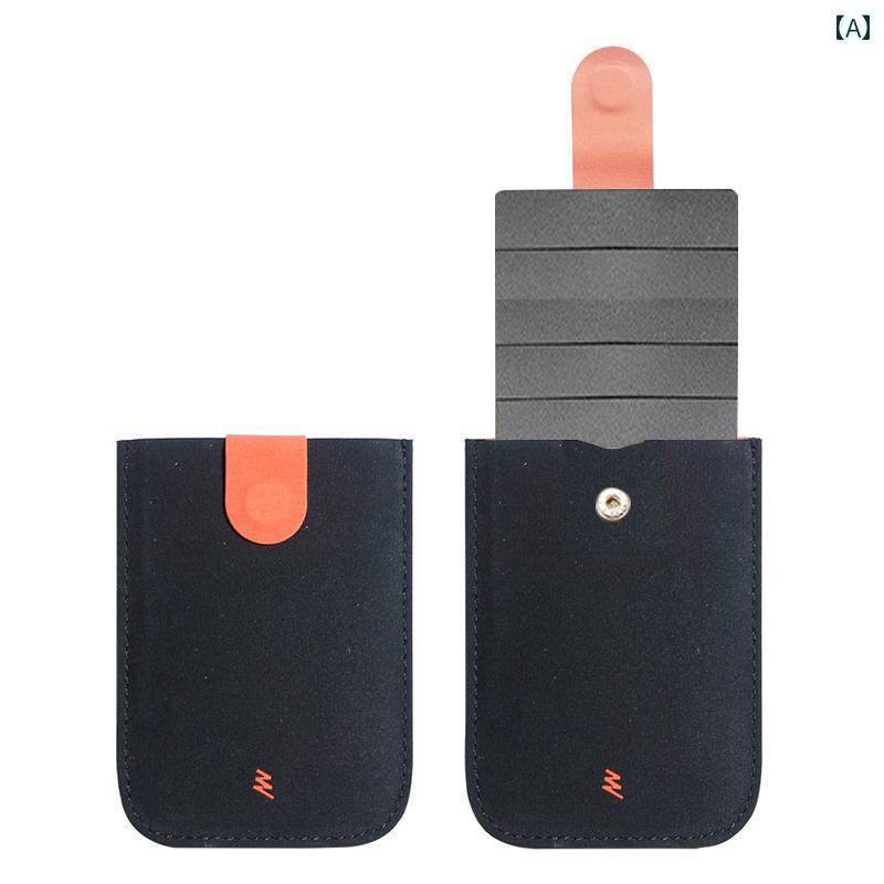薄型 小型 カードホルダー DAX スタック カードホルダー アンチ デ マキシング マルチ カードスロット 引き出し 式小銭入れ ポータブル メンズ 小型 銀行
