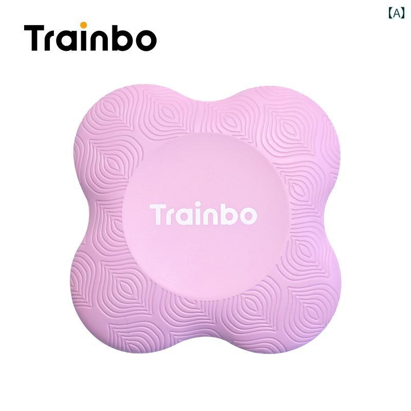 ヨガバランスマット フラット サポート パッド 厚めの 膝 肘 ひざまずく ポータブル フィットネス エク..