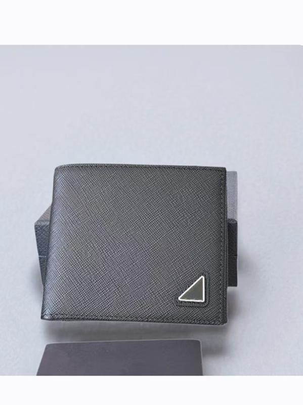 薄型 小型 カードホルダー ファッション メンズ 革 クロス グレーン ショート ウォレット 逆 三角形 ブ..