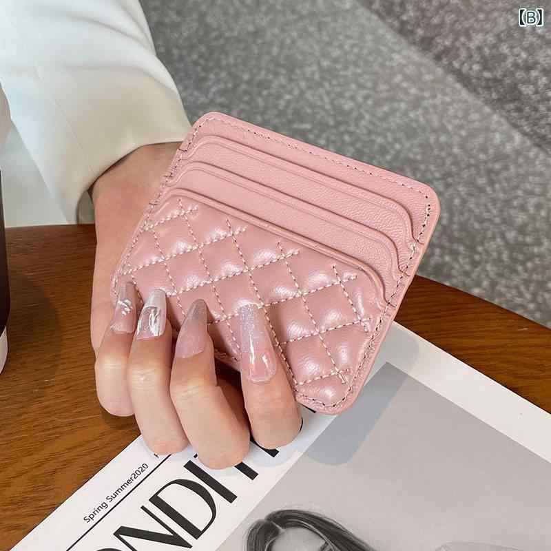 薄型 小型 カードホルダー レディース カードホルダー 革 ワンピース 薄型 シープ...