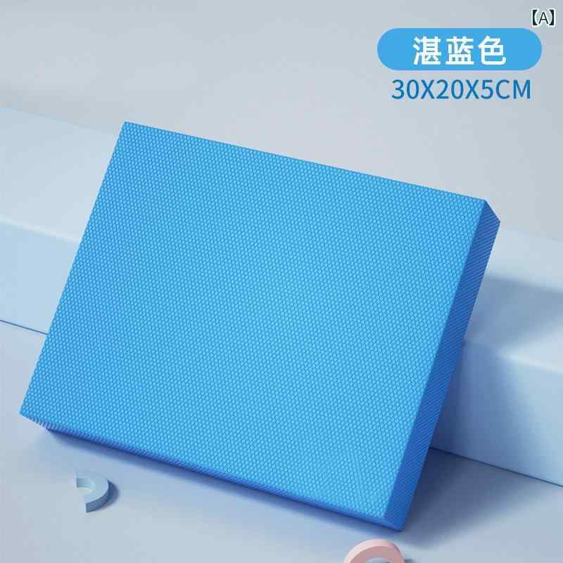 ヨガバランスマット バランス パッド ソフト ステッピング フラット サポート 膝 ひざまずく フィット..