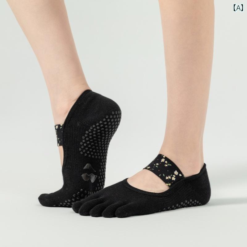 ヨガソックス ジェニーと 同じ ピラティスヨガ ソックス 5本 指 ピラティス ダンスフィットネス 屋内 ..