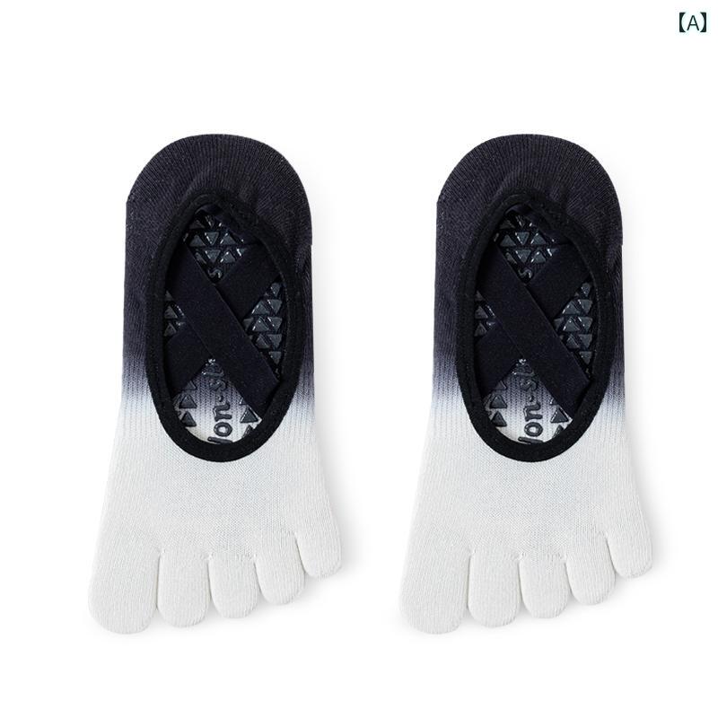 ヨガソックス プロ ヨガ ソックス レディース 滑り止め 夏 薄手 コットン 毛 玉 防止 ピラティス 室内 ..