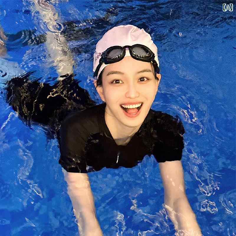 スイムキャップ 女性用 水泳 帽と ゴーグル セット 高 価値 防水大 頭囲 大人用 シリコン高 弾力性 頭を 圧迫 しない 用具