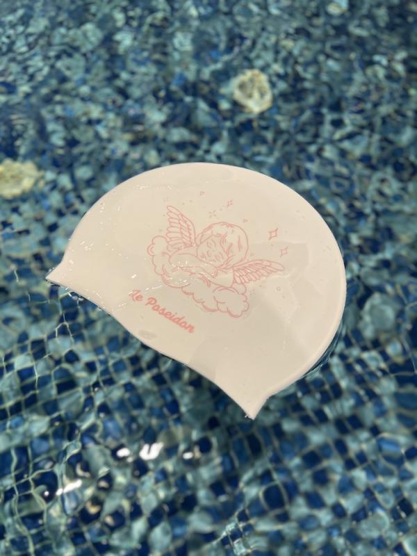 スイムキャップ エンジェル アクアマン スイートハート スイミング シリコン キャップ 拡大 ロング ヘッド 男女兼用 ビッグ ピンク