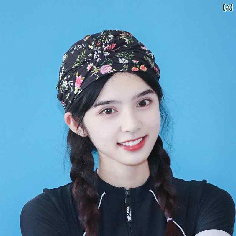 スイムキャップ 頭囲が 大きい 女性用 スイミング キャップ 防水 布 快適で ゆったり 耳の 保護 頭に 締め付け 感なし 温泉 入浴 大人用 小 顔