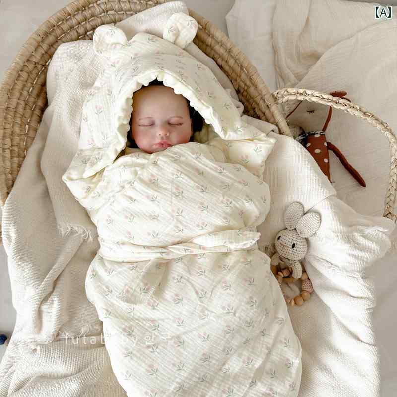 ベビーブランケット 韓国 秋冬用 新生児用 ブランケット ソフト ベビー 綿 コットン キルトおくるみ 暖..