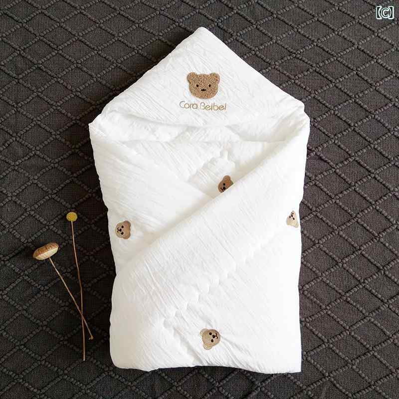 ベビーブランケット 新生児用 ブランケット 冬用 厚手 暖かい 取り外し 可能 アウトドア 夏用 薄手 春秋用 カバー 付き 出産 室用 3
