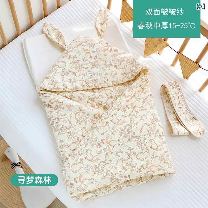 ベビーブランケット 秋冬 出産 室用 キルト 新生児用 厚手 驚かし 防止 お出かけ用 ブランケット 1枚 ..