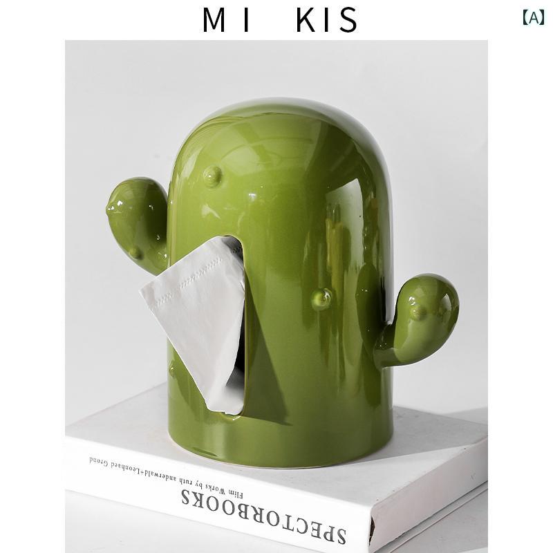 楽天LAONsChoiceティッシュボックス な 落書き セラミック ティッシュ ボックス リビング ルームの 高級 軽量 ホーム ナプキン ボックスの 装飾品