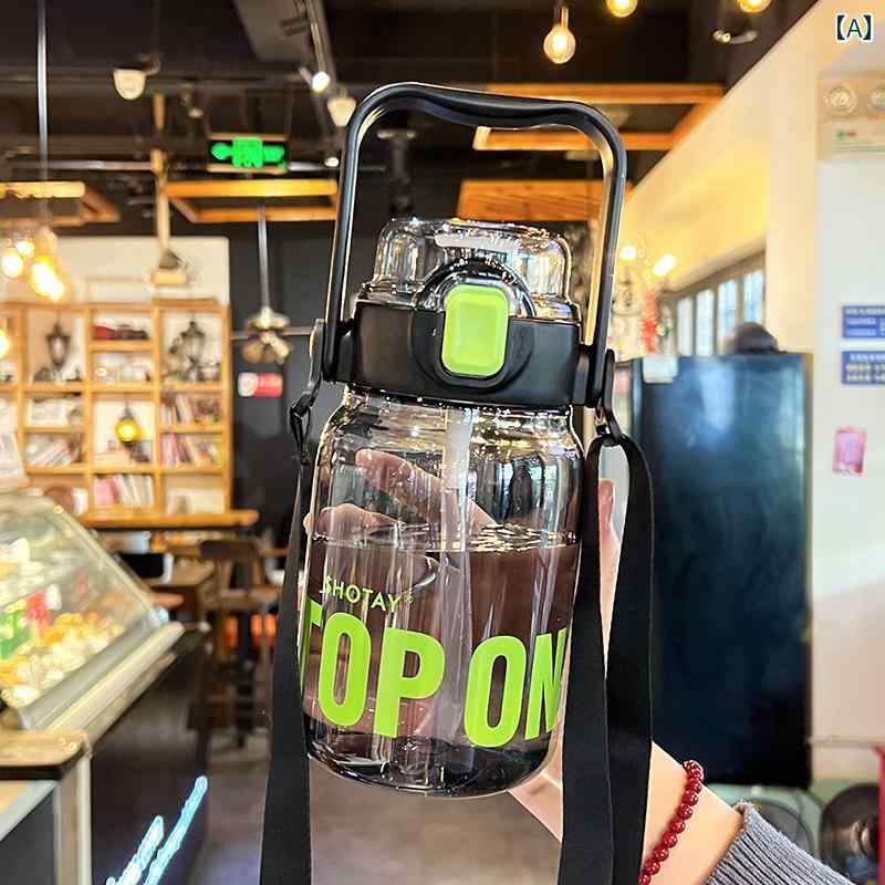 ウォーターカップ 男性用大容量 ウォーターカップ 2025夏 耐熱 スポーツ ストロー カップ 学生や 子供..