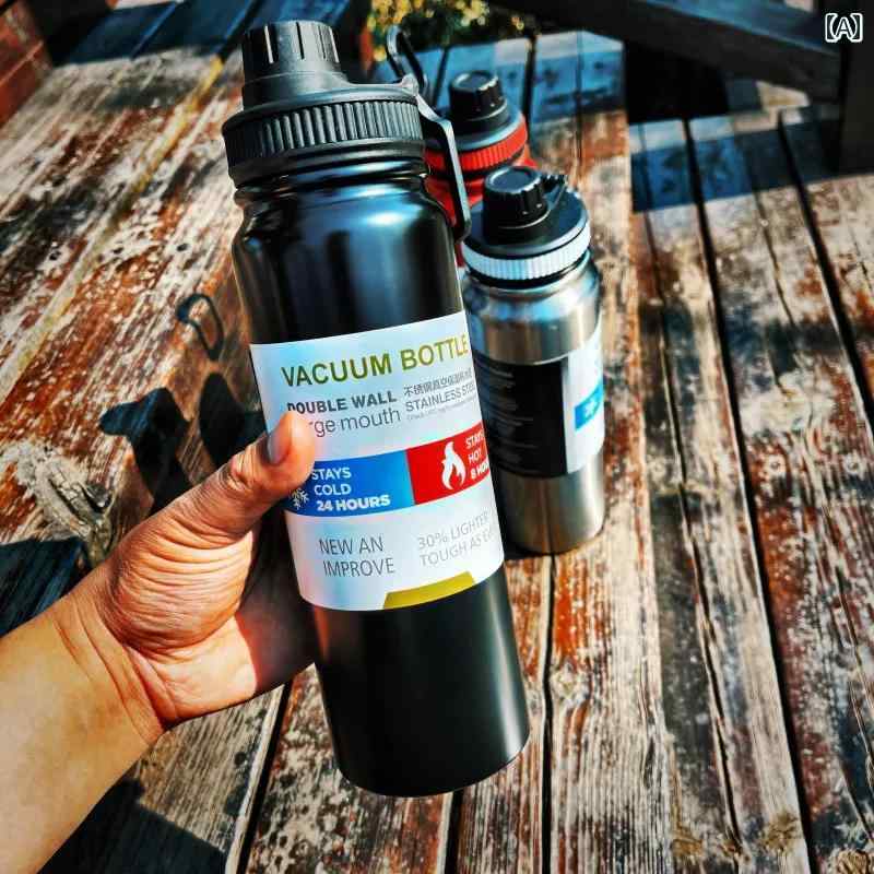 ウォーターカップ レンガ 供給大容量 800 ml アウトドア スポーツ ウォーターボトル 304 ステンレス ス..