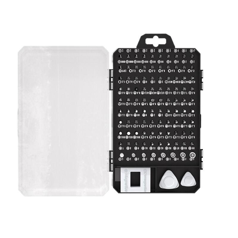 ドライバーセット 115 in 1 ドライバー セット高 硬度 梅の花 分解 精密 バッチ ヘッド 修理 ツール 多..