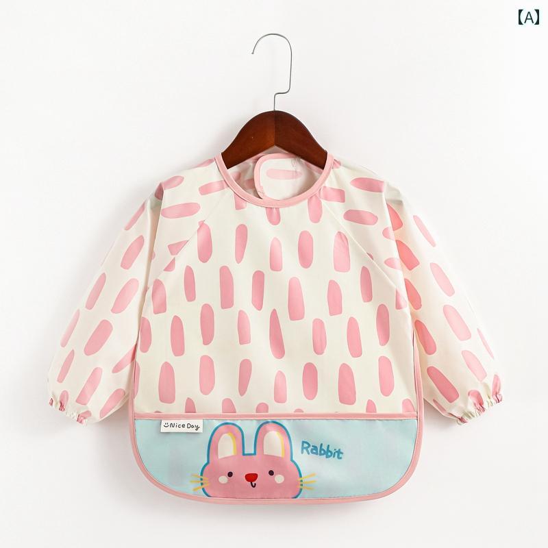よだれかけ 男の子と 女の子 ベビー オーバー オール 防水と 防汚性を 備えた リバース ウェア 保護 服..