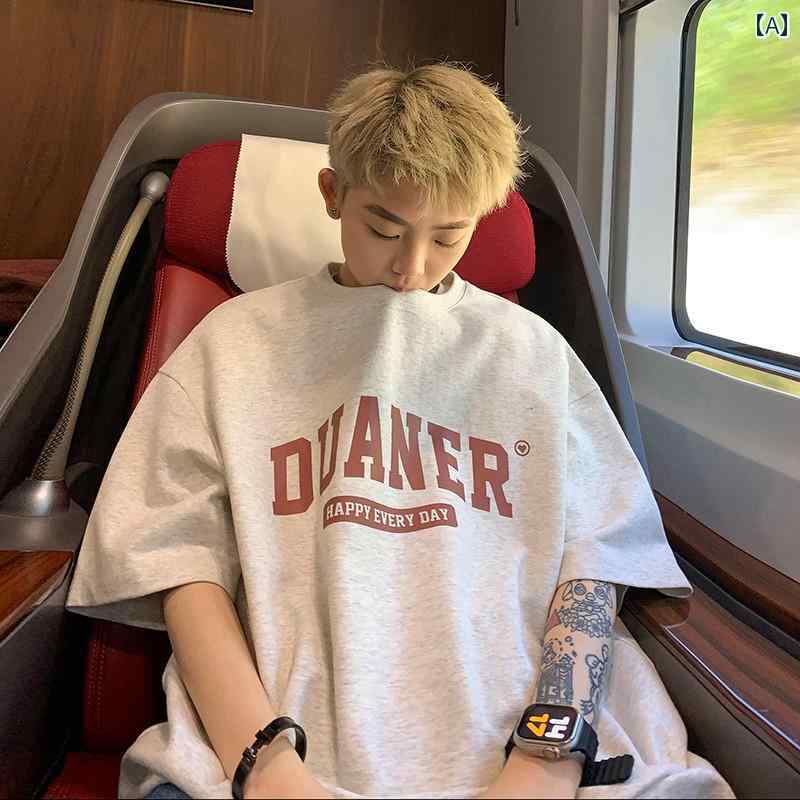 大きいサイズ メンズ 特大 サイズ 300 斤 アメリカン 半袖 Tシャツ メンズ 夏 ゆったり トップス 風(4)