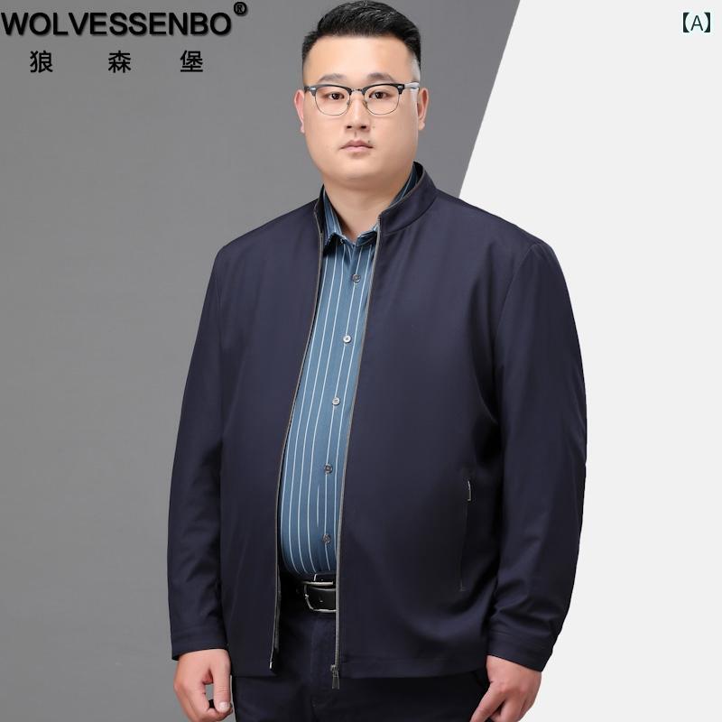 大きいサイズ メンズ 中年 男性用 大きいサイズ エグゼクティブ ジャケット メンズ デブ プラス ビジネ..