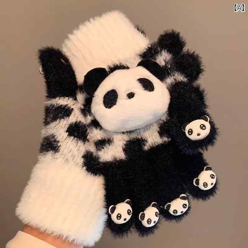 ニット手袋 冬間 電動 自転車に 乗る 学生の 体を 温めるに タッチ スクリーン 付きの かわいい レッサ..