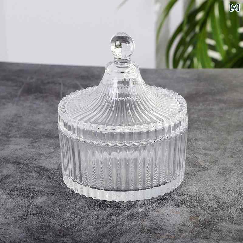 キャンドルライト ユルト ガラス カップ DIY キャンドル 容器 アロマセラピー シュガー ジャー 大豆 ワ..