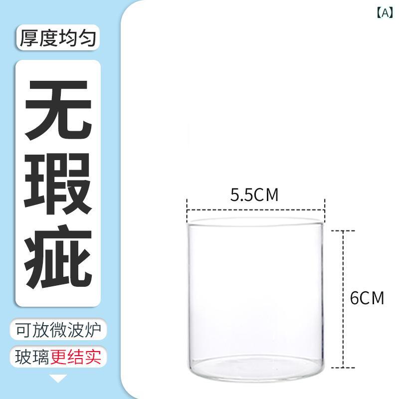 キャンドルライト キャンドルホルダー 装飾品 ガラス キャンドル カップ 空の ロマンチックな ランプ ..