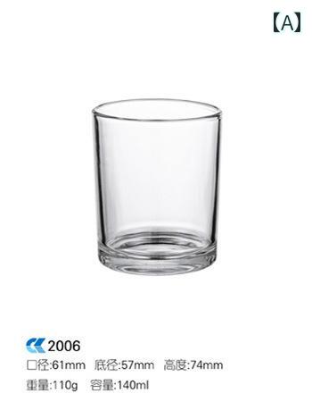 キャンドルライト ガラス キャンドル カップ アロマセラピー キャンドルホルダー 寝室 DIY 自家製 空 ..