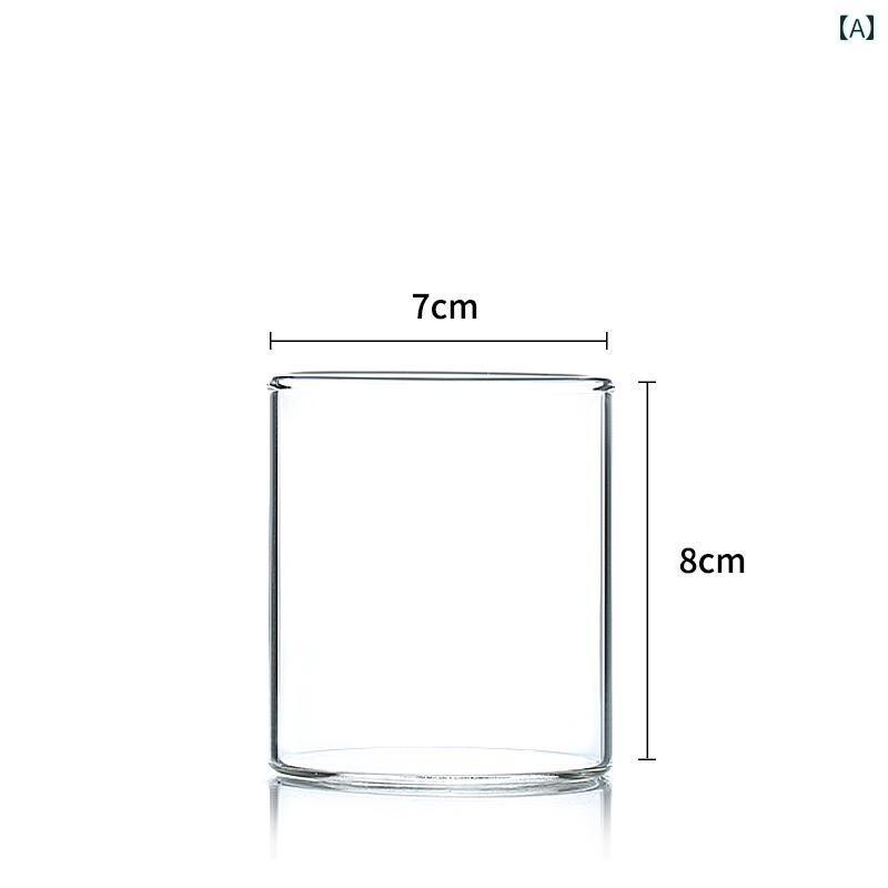 キャンドルライト キャンドルスティックの ガラス キャンドル カップ ロマンチック ライト ディナー B ..