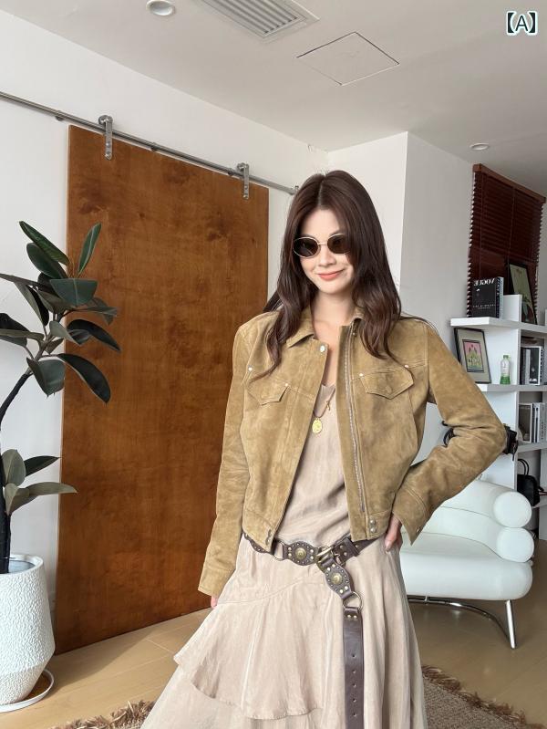 レディース ショート ジャケット マール MAR レトロ クリスプ ショート ジャケット コート レディース ..