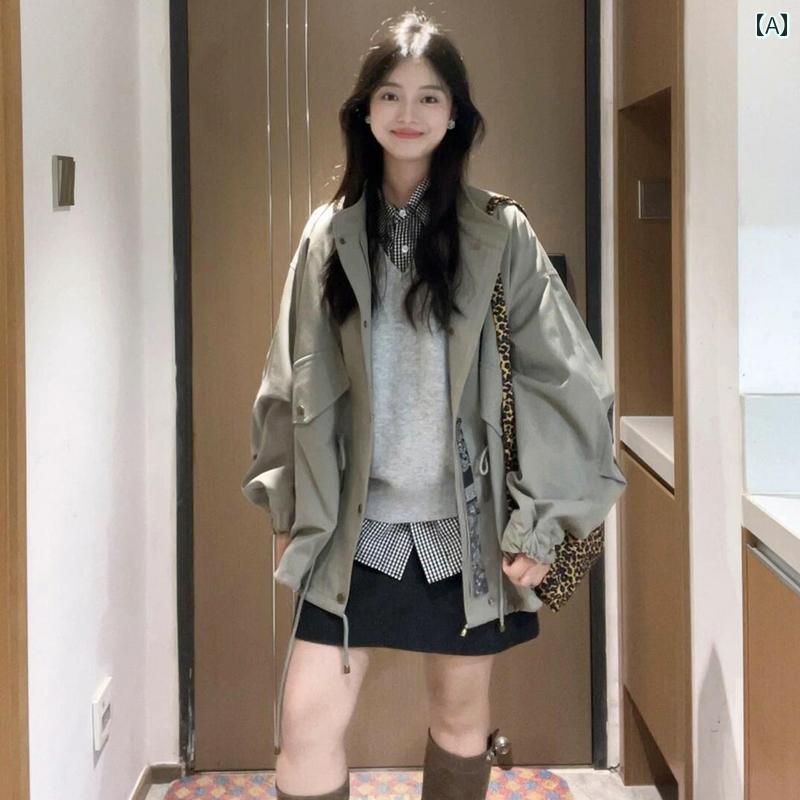 レディース ショート ジャケット 初秋 高級 韓国 ショート ジャケット 婦人服 2025 ホット スタイル 長..