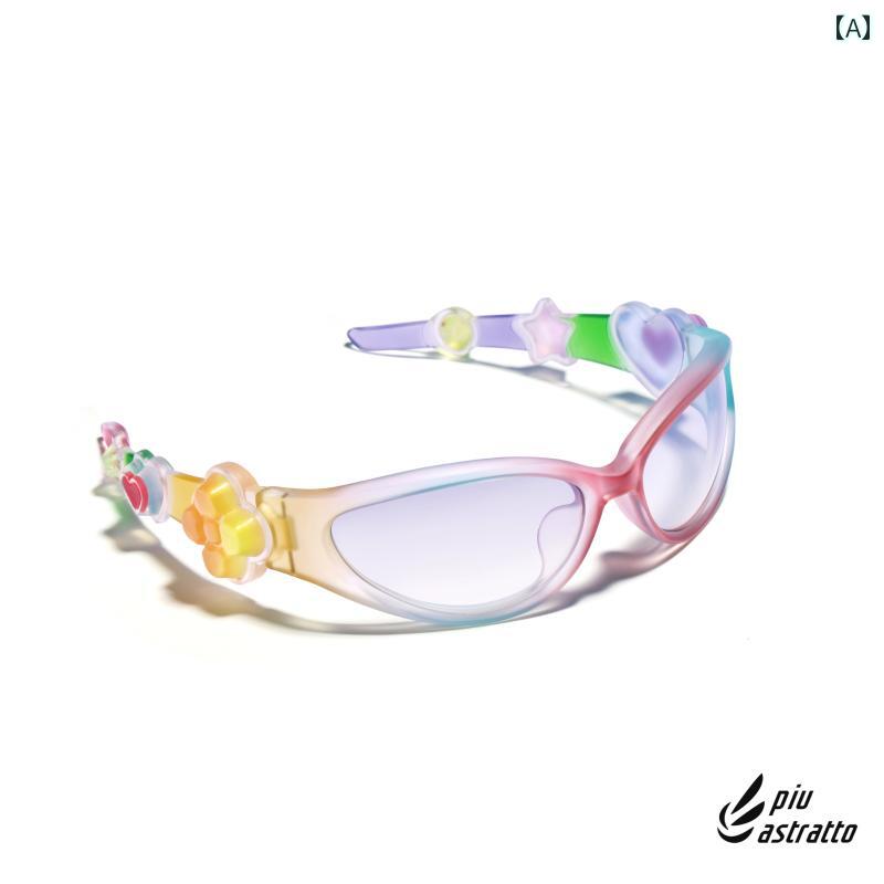 ファッション サングラス PIU アストラット GM 同 系 色の グラデーション サングラス Y2K ミレニア ル..