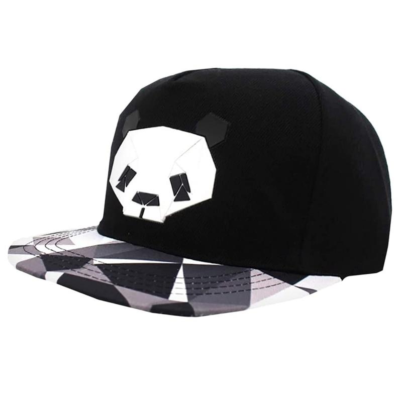 BUZZxSELECTION(バズ セレクション) メンズ キャップ 帽子 パンダ ロゴ 平ツバ デザイン おしゃれ カジュアル CAP130