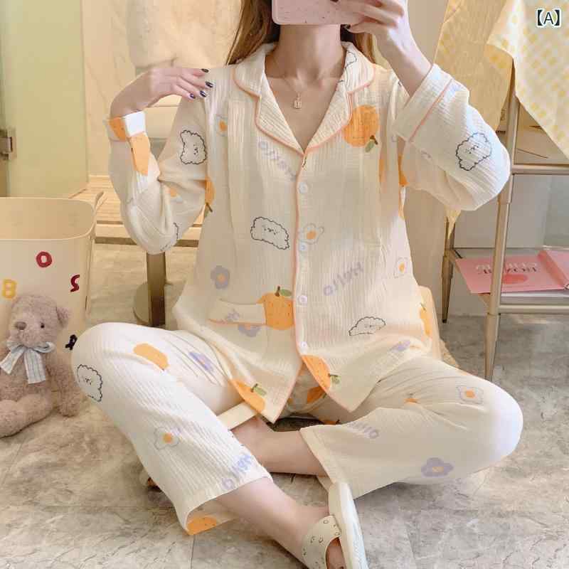 妊婦服 産後授乳セット 大きいサイズ 綿素材 洗いクレープ生地 柔らかい素材 吸湿...