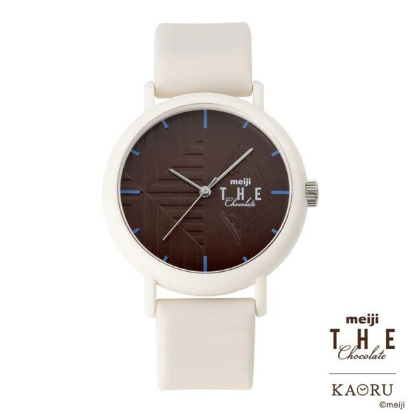 MARUZEKI（マルゼキ）　香(KAORU)×明治 THE Chocolate 腕時計　ベネズエラ(ナッティな香り)　KAORU008MV