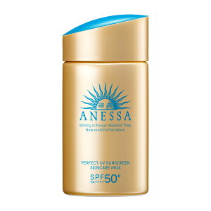 資生堂　アネッサ　パーフェクトUV　スキンケアミルクN　60ml　SPF50+ ・ PA++++　紫外線カット 　スーパーウォータープルーフ 　石けんで落とせる　さらさらミルク　フルーティーフローラルの香り