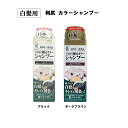 【あす楽！送料無料】利尻カラーシャンプー 200ml　白髪隠し【カラー2色】(ブラック/ダークブラウン)